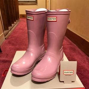 Hunter Pink Rain Boots